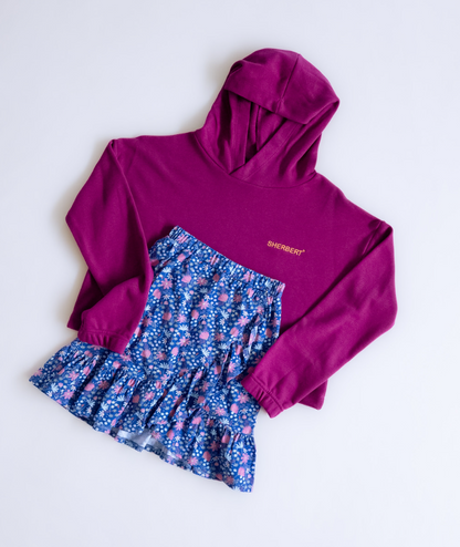 Sherbert Lola Hoodie Magenta